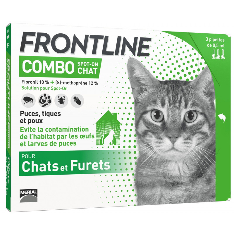 Frontline Combo Chat Des Laboratoires Merial Paramarket