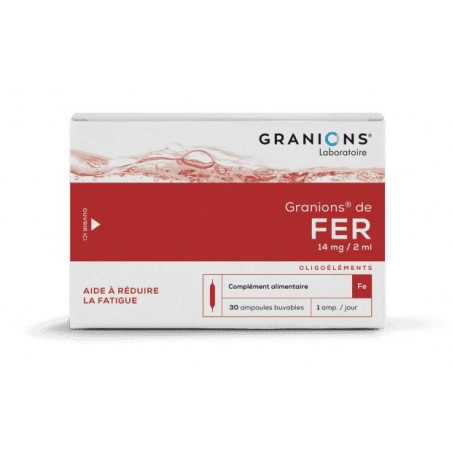 GRANIONS DE FER Ampoule - Paramarket