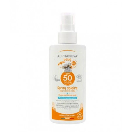 SOLAIRE BEBE SPF50 BIO Crème Hypoallergénique