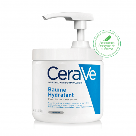 Cerave Baume Hydratant pot pompe visage et corps – Paramarket.com