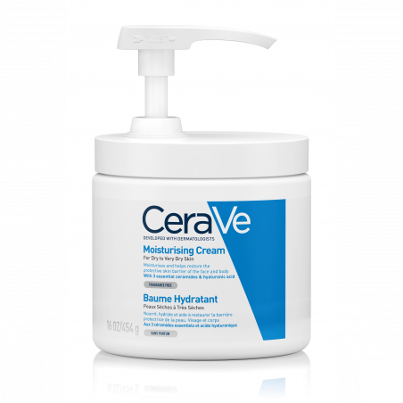 Cerave Baume Hydratant pot pompe visage et corps – Paramarket.com