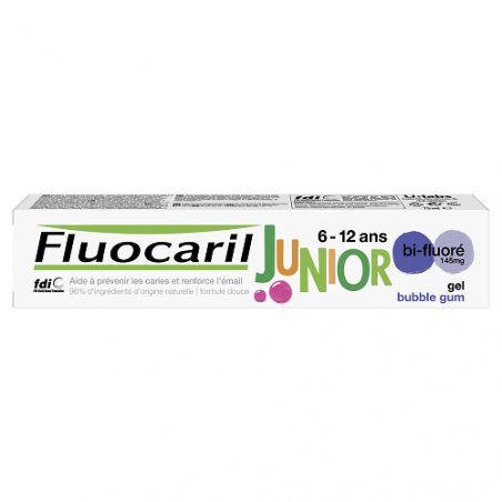 Fluocaril Dentifrice Junior 7 à 12 ans Bubble - Paramarket