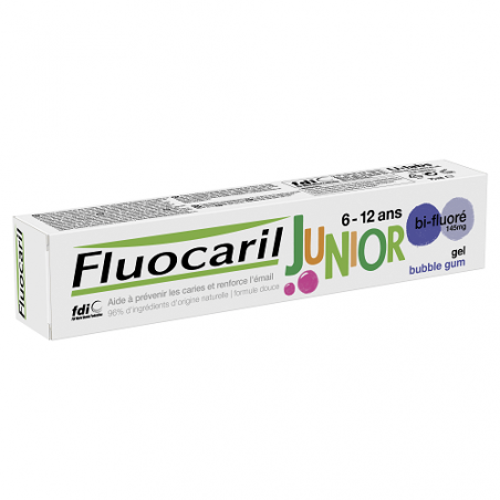 Fluocaril Dentifrice Junior 7 à 12 ans Bubble - Paramarket