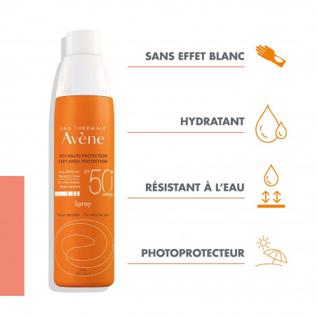 Avène Solaire SPF50+ Spray Adulte - Paramarket