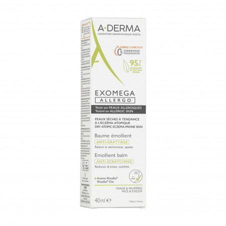 Aderma Exomega Allergo Baume 40ml - Paramarket