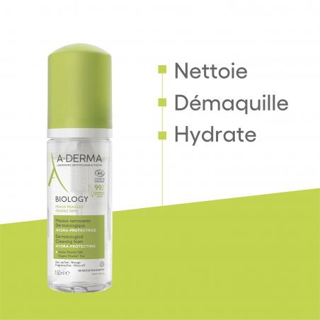 A-DERMA BIOLOGY Mousse nettoyante - Paramarket