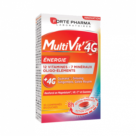 Forte Multivit'4G Energie effervescents - Paramarket