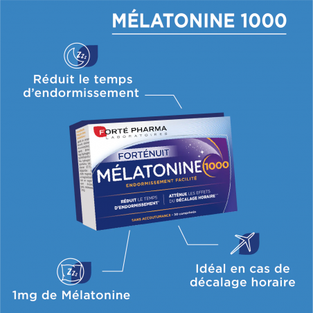 FORTE MELATONINE 1000 Comprimés - Paramarket.com