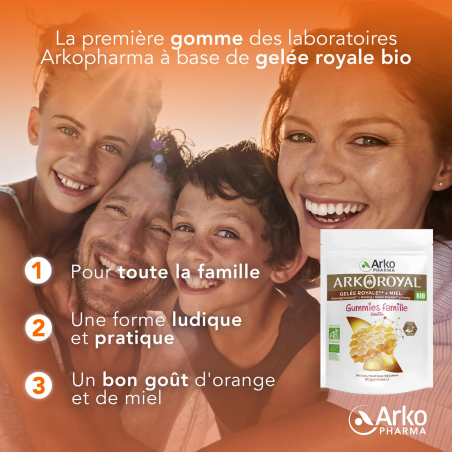 ARKOROYAL Gummies famille bio - Paramarket.com