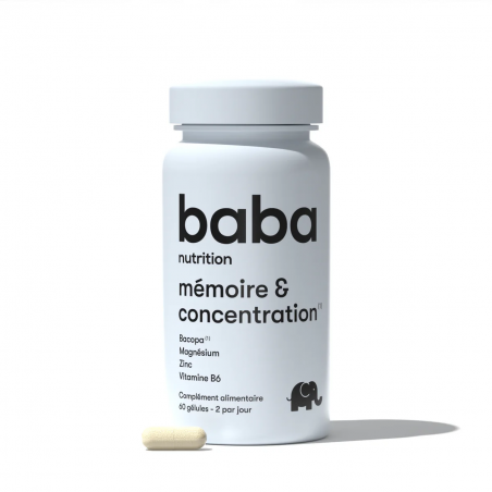 BABA Nutrition Mémoire & Concentration - Paramarket.com