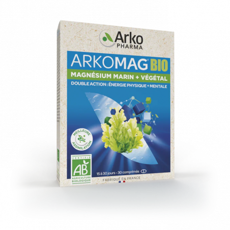 Arkopharma Arkomag BIO Magnésium marin & végétal comprimés - Paramarket