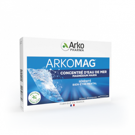 Arkopharma Arkomag Concentré d'eau de mer Magnésium Marin - Paramarket