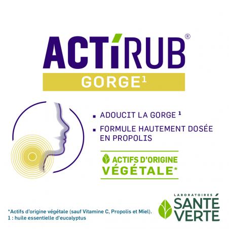 Santé Verte Actirub pastilles - Paramarket.com