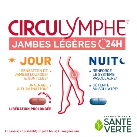 Santé Verte Circulymphe Jambes Légères jour et nuit - Paramarket