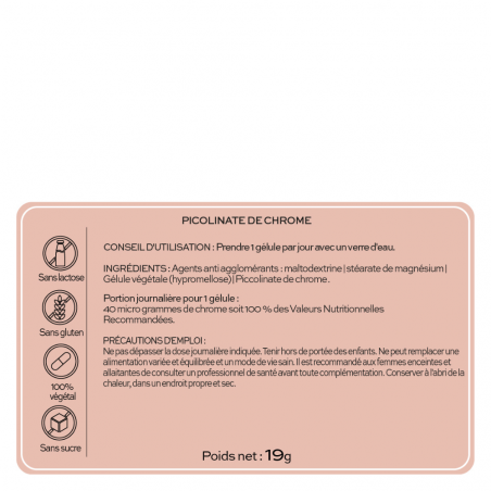 Phytalessence Picolinate de Chrome - Paramarket.com