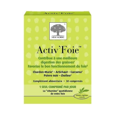 Activ-Foie Digestion Des Graisses - Foie New Nordic