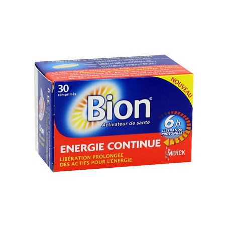 Bion 3 Energie Continue Boite De 30 Comprimés Bion