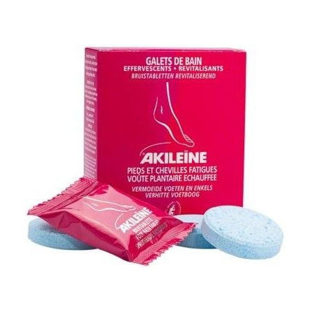 AKILEINE ROUGE Galets de Bain Effervescents Revitalisants