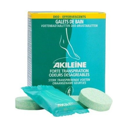 AKILEINE VERT Galets de Bain Déo Effervescents